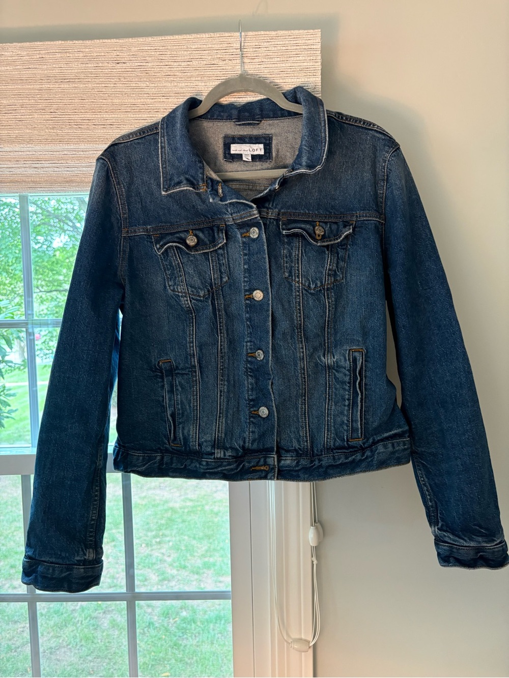 Ann Taylor LOFT Jean Jacket Sz XL